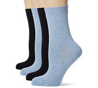 Camano 1102000000 Chaussettes, Bleu (04 Navy 5999), 39/42 (Lot de 4) Femme