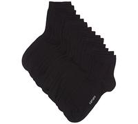 Camano 3023 Ca-Soft Quarter 7 Paar Chaussettes, Noir (Black 05), 39-42 (Taille Fabricant: 39/42) (Lot de 7) Homme