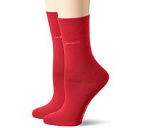 Camano 3642 Chaussettes, Rouge (True Red 0041), 35/38 (Lot de 2) Femme