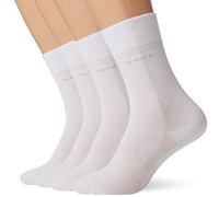 Camano 3642000 Chaussettes, Blanc (White 0001), 43/46 (Lot de 4) Homme