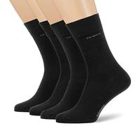 Camano 3642000 Chaussettes, Noir (Black 0005), 39/42 (Lot de 4) Femme