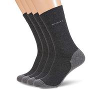 Camano 3652000 Chaussettes, Gris (Anthracite 0008), 39/42 (Lot de 4) Homme