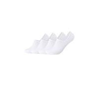 Camano 4420000 Protège-Bas & Socquettes, Blanc (White 1000), 35/38 (Lot de 4) Femme