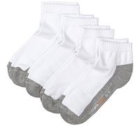 Camano 5932 Sport Quarter 4 Paar Chaussettes, Blanc (White 01), FR: 43-46 (Taille Fabricant: 43/46) (Lot de 4) Homme