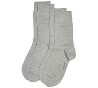 Camano CA-SOFT 2er Pack 3642 - Chaussettes - Évasée - Mixte, Grau (Grey 10), 35