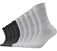 Camano Chaussettes Comfort Coton en pack pratique de 9 gris clair 39-42