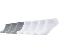 Camano chaussettes de sneakers ca-soft ca-soft 7er Pack ceinture sans pression caoutchouc blanc-gris 43-46
