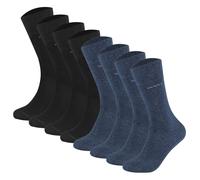 Camano Chaussettes Unisex - Chaussettes Douces, Unies, Paquet De 8
