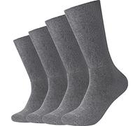 Camano CREW SOCKS, Chaussettes diabétiques unisexes en ligne 4p Mixte, anthracite,