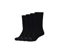 Camano CREW SOCKS, Chaussettes diabétiques unisexes en ligne 4p Mixte, Black,
