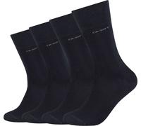 Camano Lot de 4 chaussettes ca-soft avec ceinture piquée innovante bleu foncé 47-49