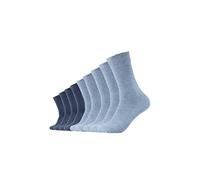 Camano 9106 Chaussettes, 9 x Bleu Jean, 35-38 (Lot de 9) Mixte
