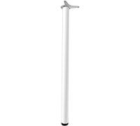 CAMAR pied cylindrique-diamètre 60 mm-longueur : 1100 mm, blanc, 615100101RN lochabstandckiert acier