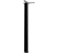 CAMAR pied cylindrique-diamètre 60 mm, longueur : 700 mm, noir, 615700204RNSH Lochabstandckiert acier