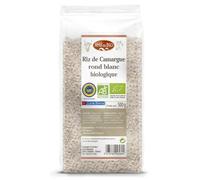 CAMARGUE ET TRADITIO - Riz Rond Blanc Bio, Texture Fondante Idéale pour Risottos (500g) - lot de 3 - Vendu par Lot