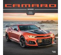 Camaro Calendrier mural officiel 2025 30 x 61 cm, sans plastique