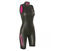 Camaro Combinaison de Triathlon pour Femme, Couleur Noire, Taille L