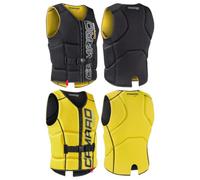 Camaro Comp Slasher Gilet de protection en néoprène pour wakeboard, ski nautique Noir/jaune