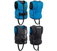 Camaro Comp Vest Gilet de protection réversible en néoprène pour enfant Jusqu'à 14 ans Noir/bleu