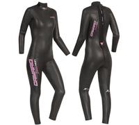 Camaro Speedskin Combinaison de plongée Triathlon pour Femme, Noir, Taille S