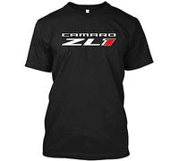 Camaro Zl1 Logo Racing T-Shirt Mens Tee Shirt Summer Fashion Tops Clothing Black L