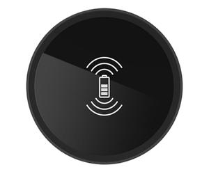 CAMBAGLIO INVISIBLE 15W - Station de charge de téléphone sans fil | Tapis de charge de bureau à cordon rapide pour table de bureau, meubles pour la maison, table de chevet, source d'alimentation wirel