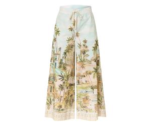 Cambio - Candice Wide Pantalons - Femme - Pantalons - Multicolore - Taille: 42 FR