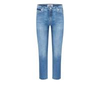 Cambio - Jean Glam Used à Ourlet Effrangé - Femme - Jeans - Bleu - Taille: 36 FR