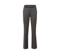 Cambio Pantalon à pince 'Francoise' gris foncé / noir / blanc, Taille 38