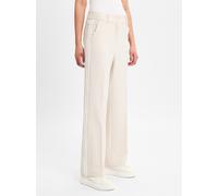 Cambio Pantalon à plis 'Amelie' beige / blanc, Taille 44