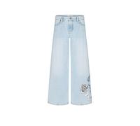CAMBIO Pantalon Barrel Fit PALAZZO 7/8 bleu clair | 38/L30