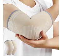 CAMBIVO Coudière Tendinite 2 Pack, Coudiere Epicondylite Élastique, Manchon de Compression Bras, Attelle Coude pour Soulage la Douleur, Sport Musculation, Workout, Tennis Elbow