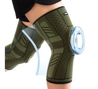 CAMBIVO Genouillere Arthrose Genou 2 Pcs, Genouillère Sport avec Stabilisateurs Latéraux en PMMA et Coussin en Gel Rotulien, Genouillère Rotulienne pour Ménisque, Douleur Genoux, Sport