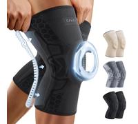 CAMBIVO Genouillere Arthrose Genou x2, Genouillère Sport, Attelle Genou, Genouillère Rotulienne avec Stabilisateurs Latéraux et Coussinet en Gel, pour Ligamentaire, Protege Genoux, Sport, Musculation