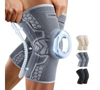 CAMBIVO Genouillere Arthrose Genou x2, Genouillère Sport, Attelle Genou, Genouillère Rotulienne avec Stabilisateurs Latéraux et Coussinet en Gel, pour Ligamentaire, Protege Genoux, Sport, Musculation