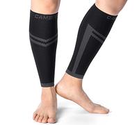 CAMBIVO Manchon Compression Mollet x2, Bas de Contention Femme Homme, Chaussettes de Contention sans Pied, Chaussettes Compression pour Circulation Sanguine Jambes, Varices, Running, Voyage Avion
