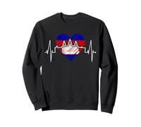 Cambodge Skyline Battement Cœur SIEM Raep I Love Angkor Wat Sweatshirt