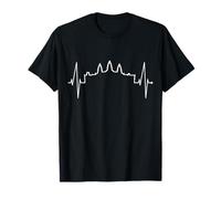 Cambodge Skyline Battement Cœur Siem Raep I Love Angkor Wat T-Shirt