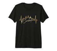 Cambodge Skyline Battement Cœur SIEM Raep I Love Angkor Wat T-Shirt Haut de Gamme
