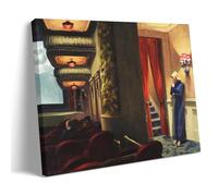 CaMbos Poster Edward Hopper - Œuvres de peintres célèbres (film de New York) - Impression d'art - Peinture murale à suspendre - Décoration de chambre à coucher - Cadeau 20 x 30 cm