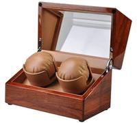 CAMBOS Remontoir de montre pour 2 positions de montre, boîte de rangement automatique avec moteur silencieux et 5 modes de rotation AS-9 beau paysage