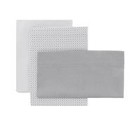Cambrass - Jeu 3 Pcs.Parure De Lit 100x165x1 cm Essentia Gris