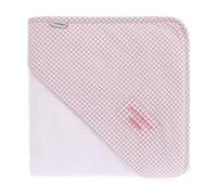 Cambrass - Serviette De Bain A Capuche 100x100x1 cm Vichy10 Rose