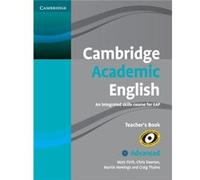 Cambridge Academic English C1 Advanced Teacher'S Book: An Integrated Skills Course For Eap (Paperback) Matt Firth, Chris Sowton, Martin Hewings, Craig Thaine (Auteur)