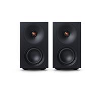 Cambridge Audio L/R S - 100W Enceintes Stéréo Actives Compactes avec Bluetooth aptX HD, USB Audio, Entrées Aux & Optique, Sortie Caisson, Télécommande, Room Positioning, DynamEQ - Noir