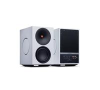 Cambridge Audio L/R X - Enceintes stéréo Streaming WiFi 800 W, ampli intégré, Spotify, Tidal, Qobuz, AirPlay 2, Google Cast, HDMI eARC, Bluetooth, Phono & télécommande - Blanc