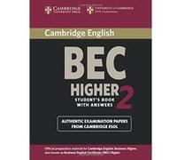 Cambridge BEC Higher 2 With Answers Cambridge Esol (Auteur)