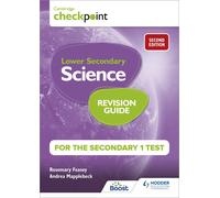 Cambridge Checkpoint Lower Secondary Science Revision Guide For The Secondary 1 Test