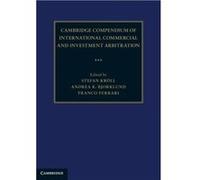 Cambridge Compendium Of International Commercial And Investment Arbitration 3 Volume Hardback Set
