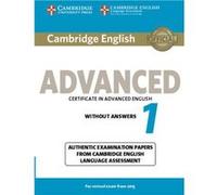Cambridge English Advanced 1 for Revised Exam from 2015 Students Book without Answers Aa Vv (Auteur)